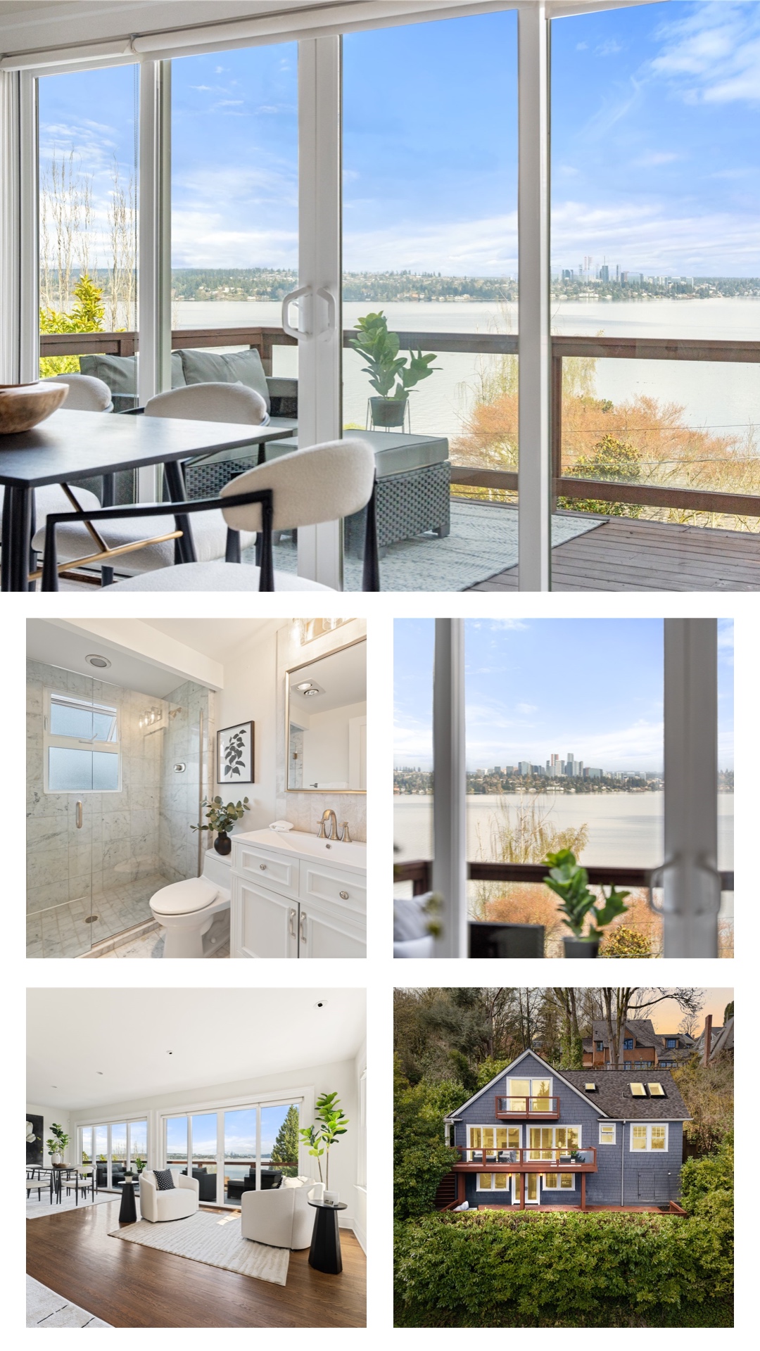 Lake and city-view home sold