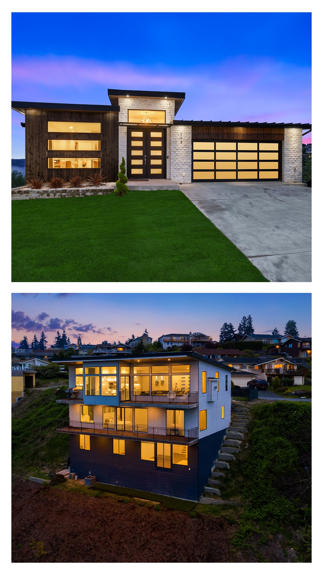 Waterfront and hillside homes sold